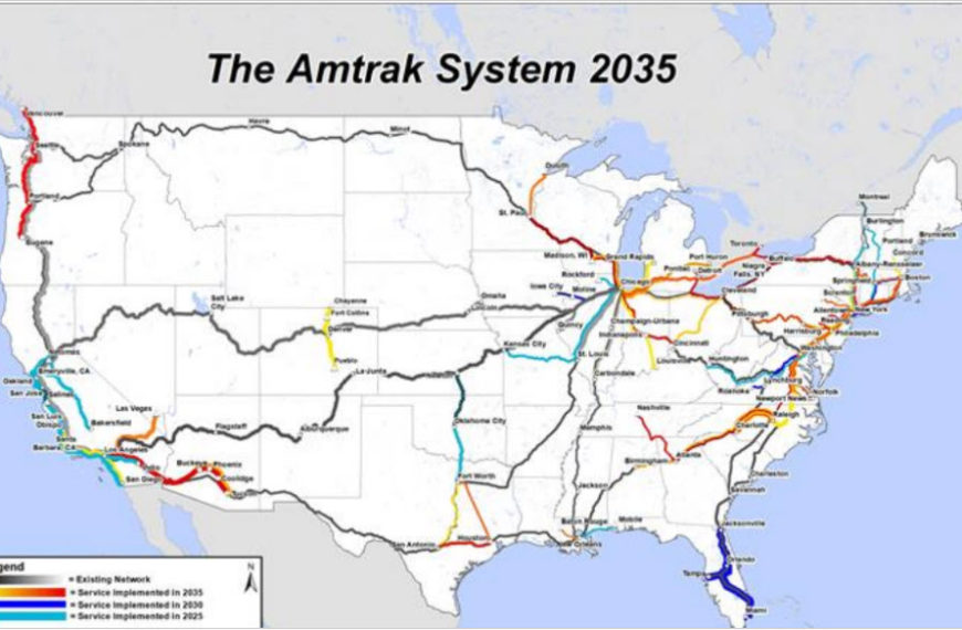 Amtrak 2035 Map: Hopes and Challenges