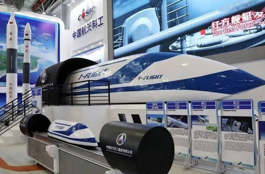 China claims new speed record with vacuum-tube maglev train