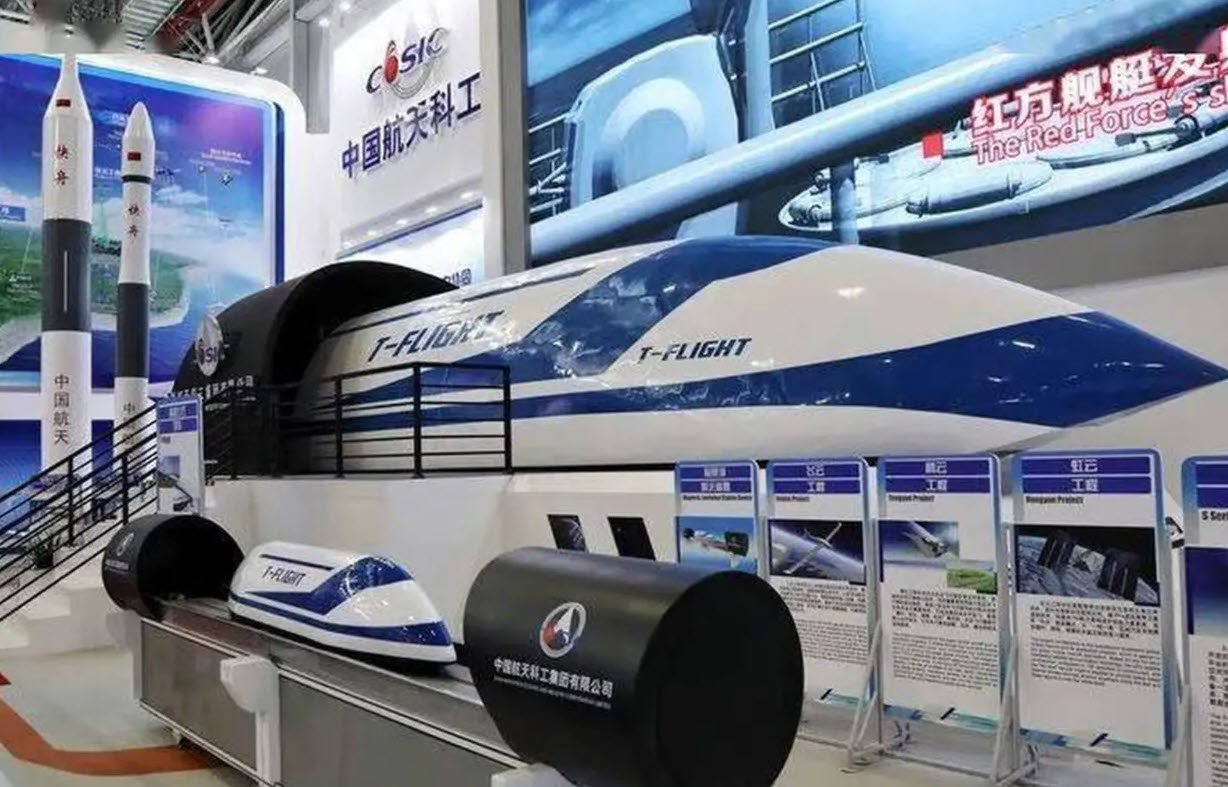China claims new speed record with vacuum-tube maglev train