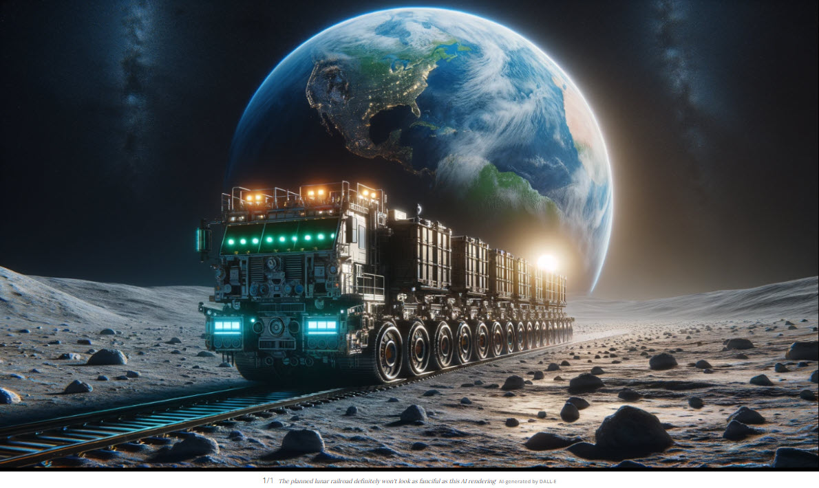 Northrop Grumman wins DARPA contract for a railway on the Moon